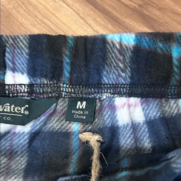 Stillwater Supply Co. - Plaid Pajama Pants - Black, White, Green - Picture 3 of 5